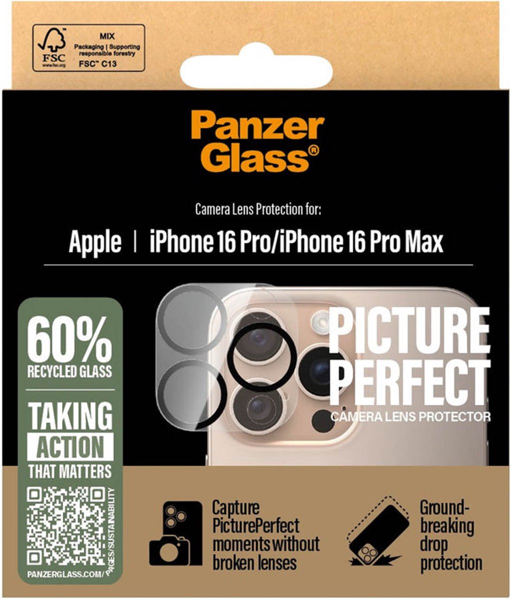 PanzerGlass PicturePerfect Lens Protector iPhone 16 Pro | 16 Pro Max