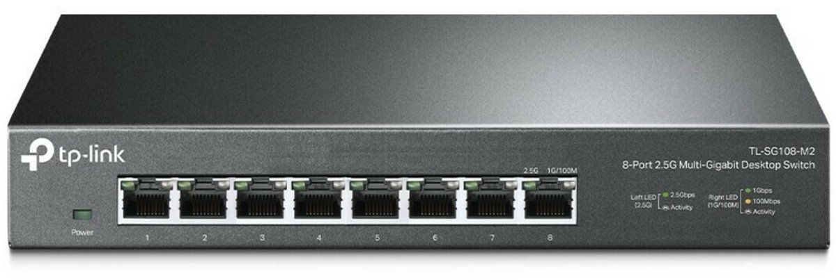 TP-Link TL-SG108-M2 8-Port 2.5G Desktop Switch