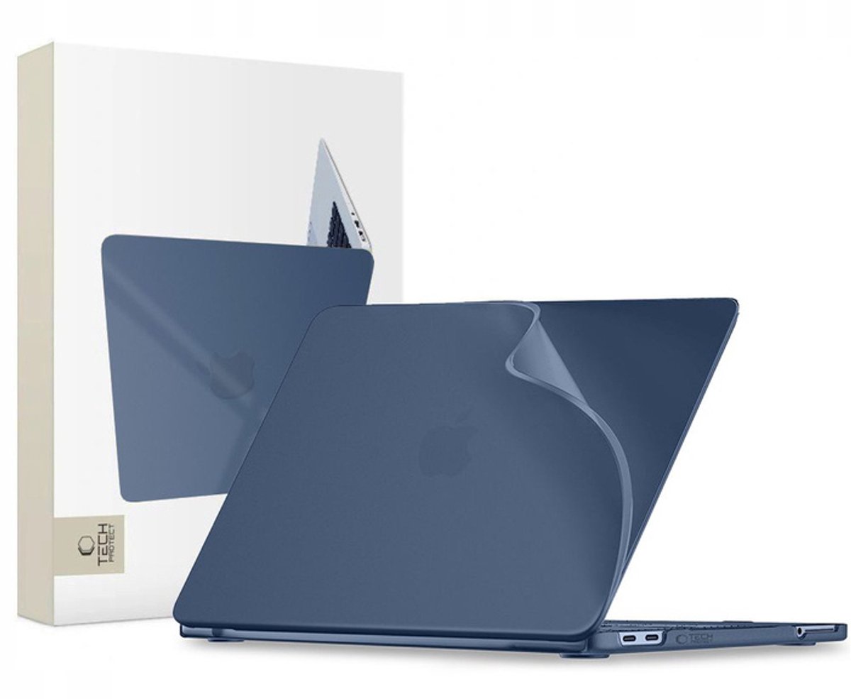 Tech-Protect Softshell Case for MacBook Neo 13" 2026 - navy blue