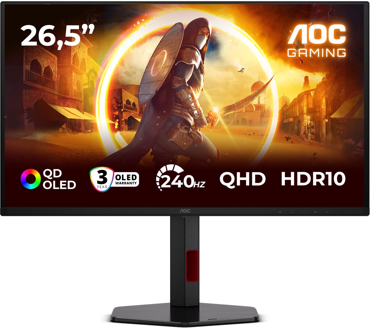 26.5" AOC Q27G4ZDR - 2560x1440 (QHD) - 240Hz - QD-OLED
