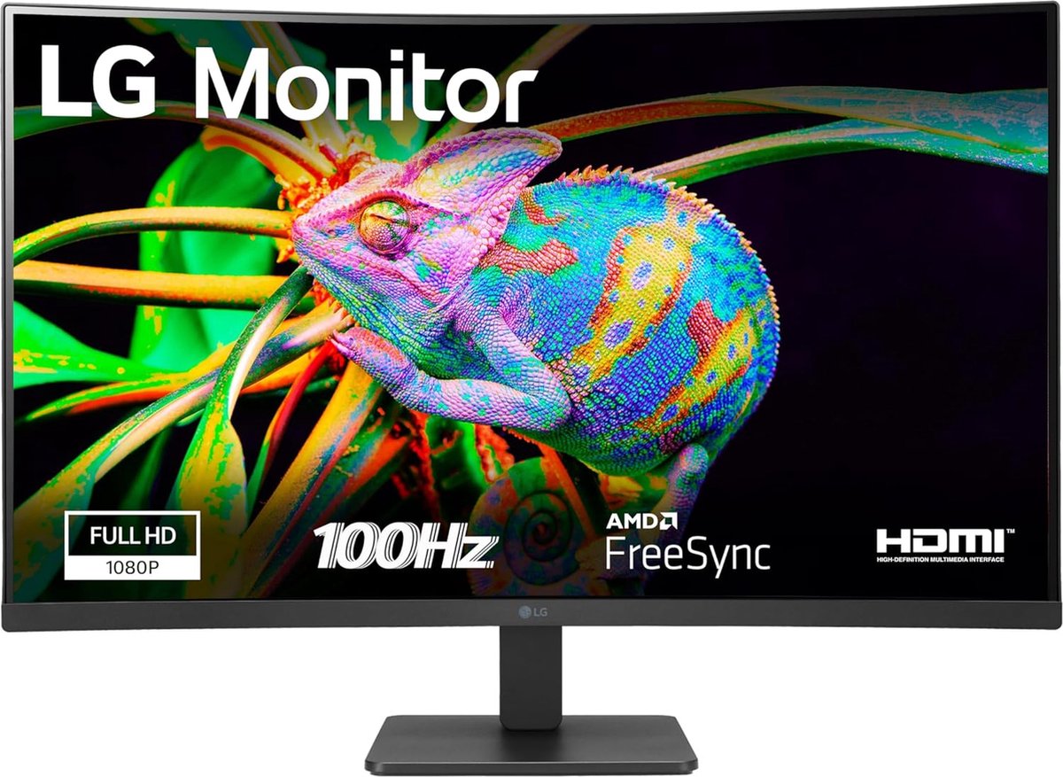 32" LG 32MR50C-B - 1920x1080 (FHD) - 100Hz - VA