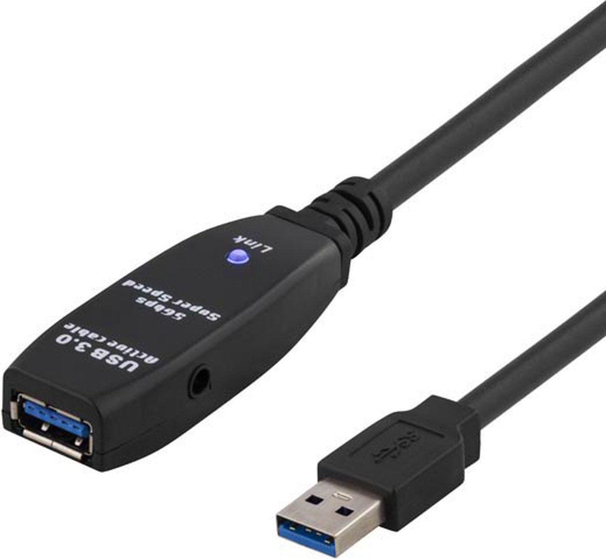 Deltaco USB3-1004 - USB extension cable - USB Type A to USB Type A - 7 m