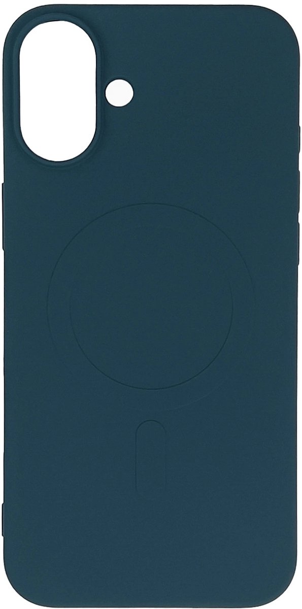 Hurtel Liquid Silicone Case MagSafe for iPhone 16 Plus - Dark Blue
