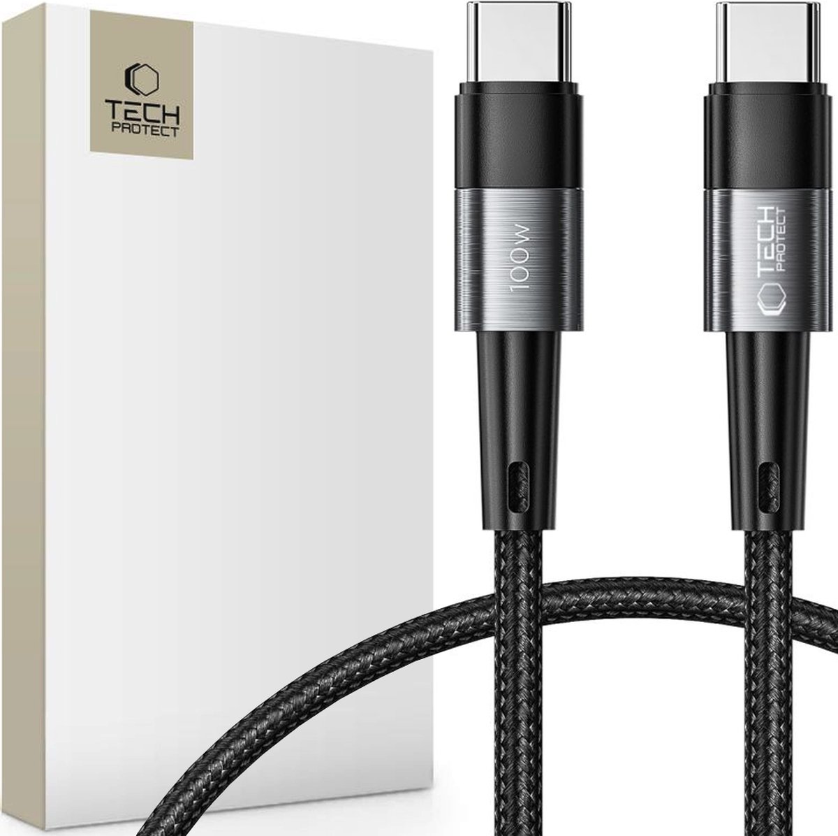 Tech-Protect UltraBoost USB-C / USB-C PD 100W 5A 0.25m Cable - Grey