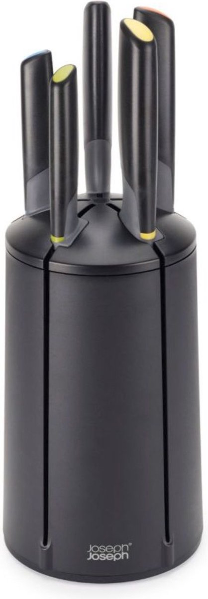 Joseph Joseph Elevate Knife Block Set 6 pcs. black