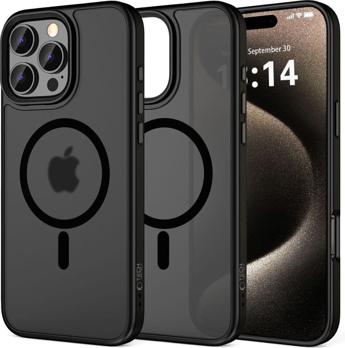 Tech-Protect MagMat MagSafe Case for iPhone 16 Pro Max - Black
