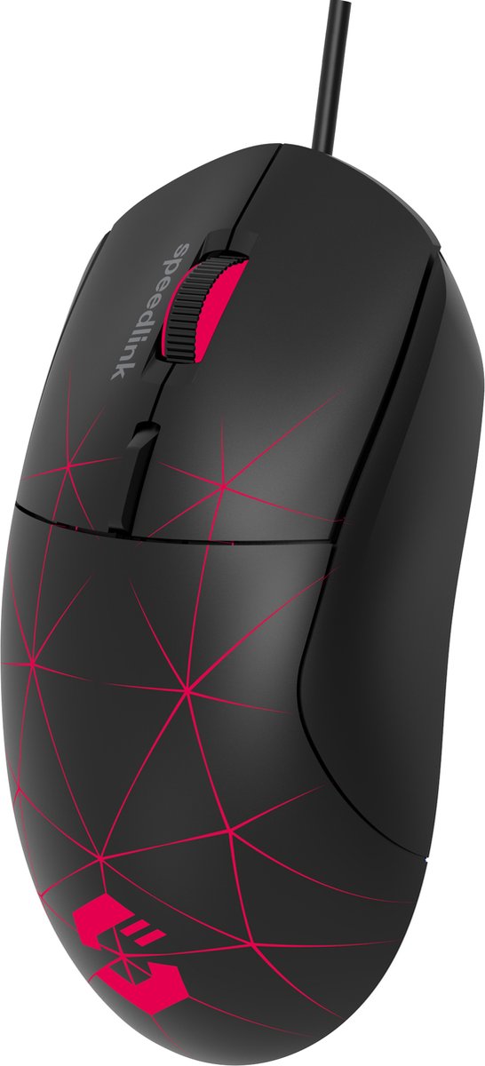 Speed-Link CORAX - Black - Gaming Mus - 6 knapper - Sort