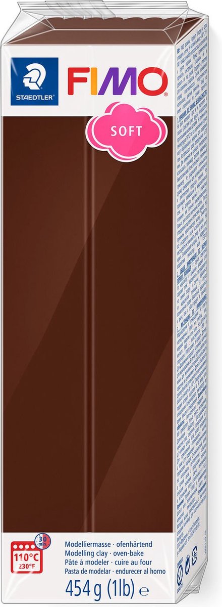 Staedtler FIMO soft modeller 454g Chokolade