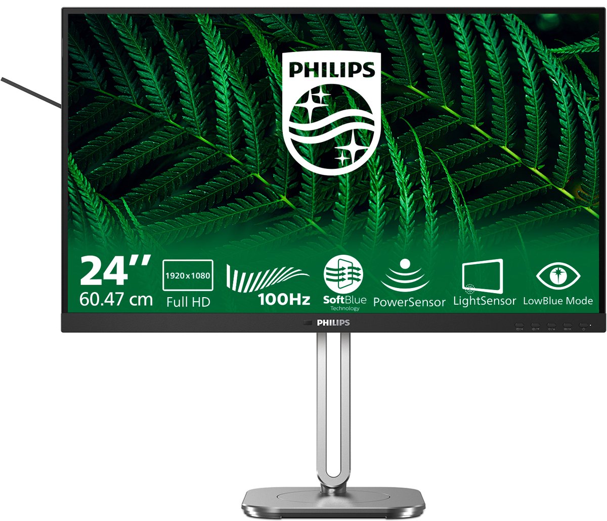 24" Philips 24B2G5200 - 1920x1080 (FHD) - 100Hz - IPS