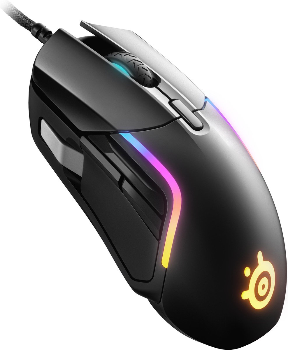 SteelSeries Rival 5 - Gaming Mus - Optisk - 9 knapper - Sort