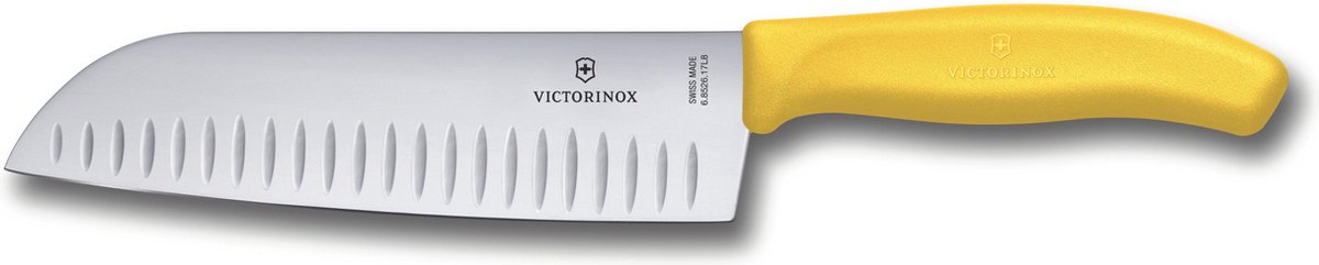 Victorinox Swiss Classic Santoku Knife - 17 cm - Yellow