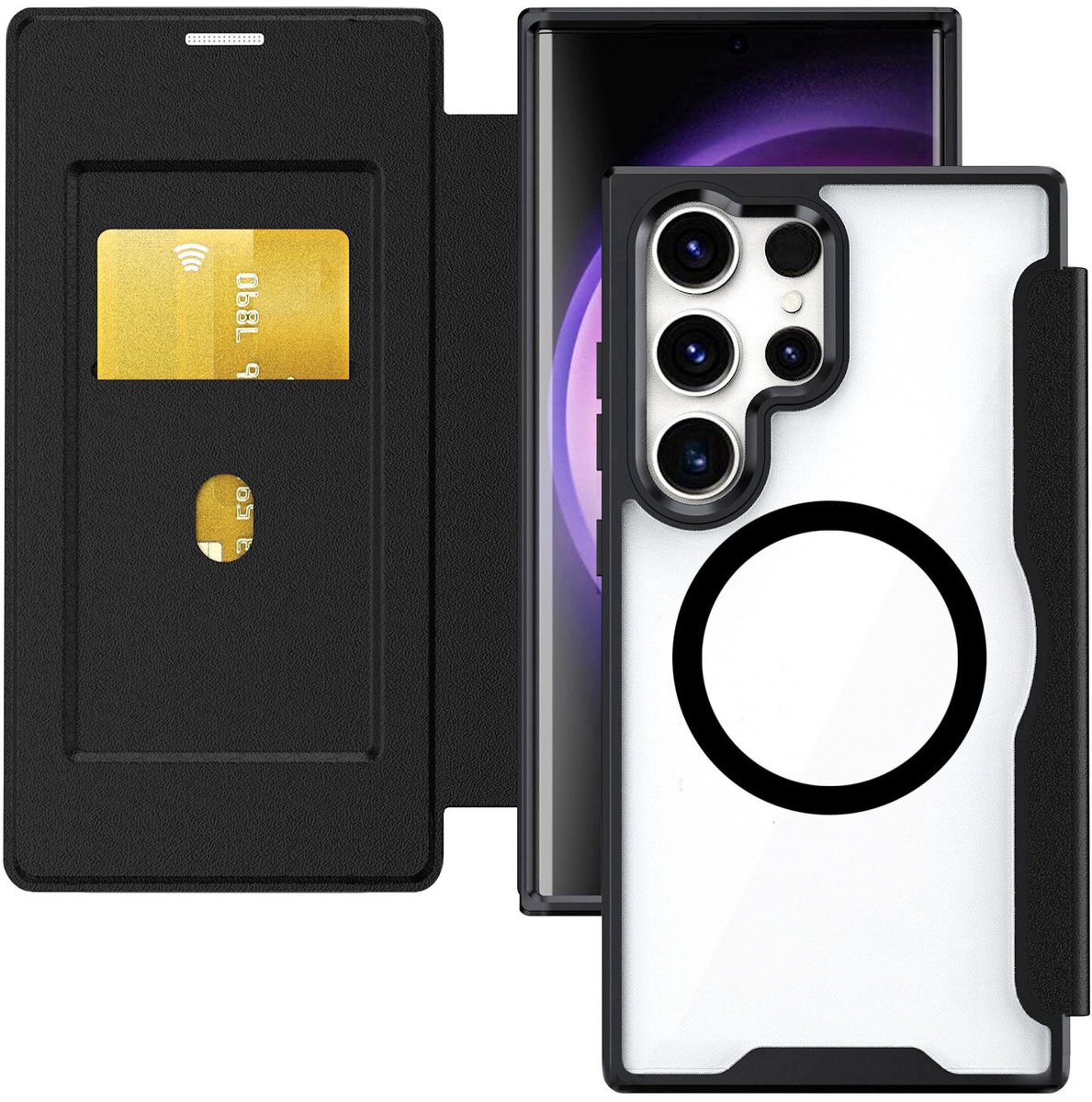 4smarts Samsung Galaxy S26 Ultra Urban Pro Flipcase Qi2 ready black