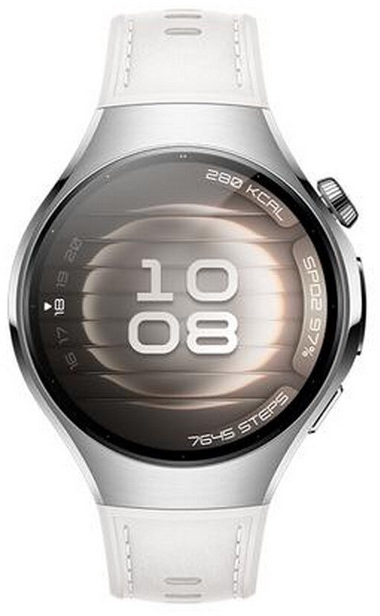 Huawei Watch 5 - 316L stainless steel - smart watch with strap - white - white