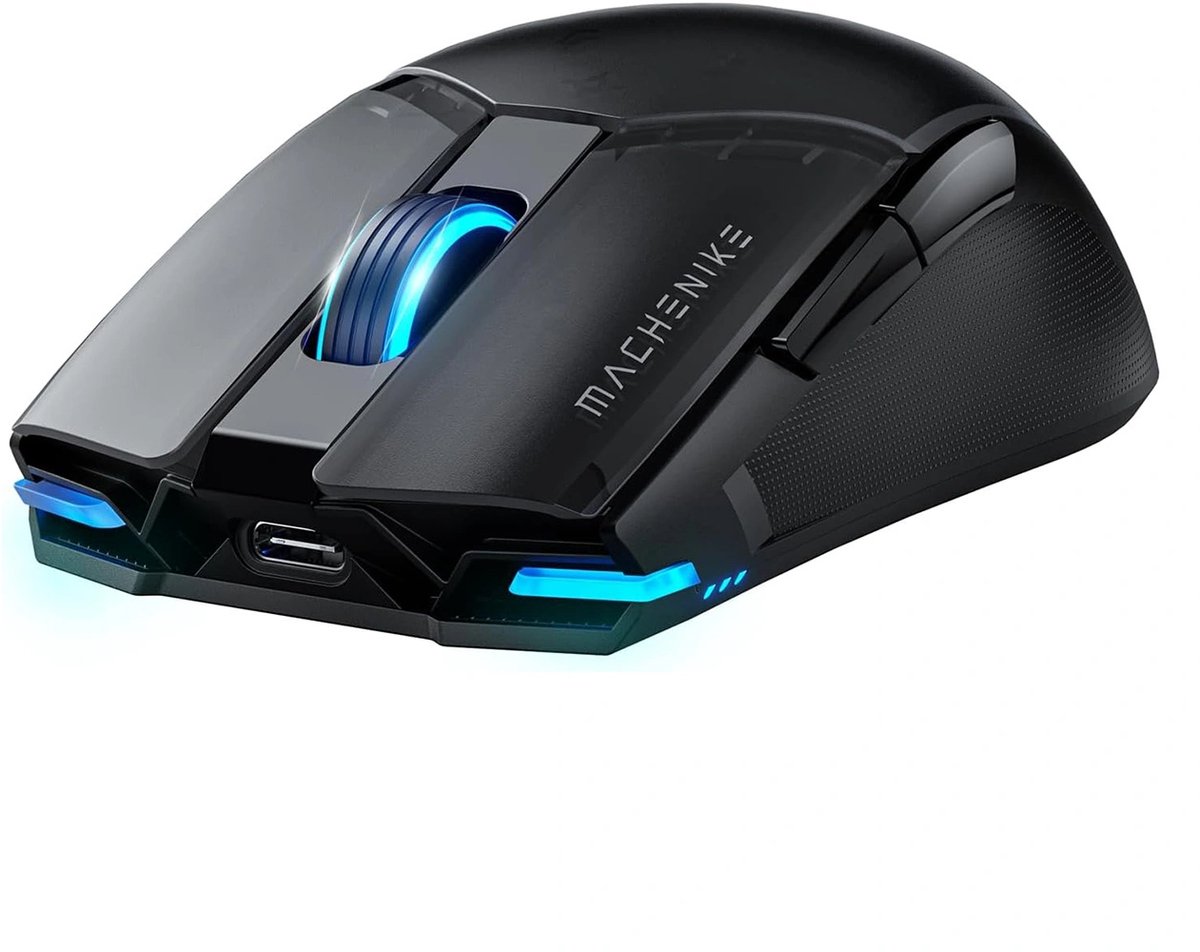 Machenike M7 Pro Wireless Gaming Mouse - Black - 6 knapper - Sort