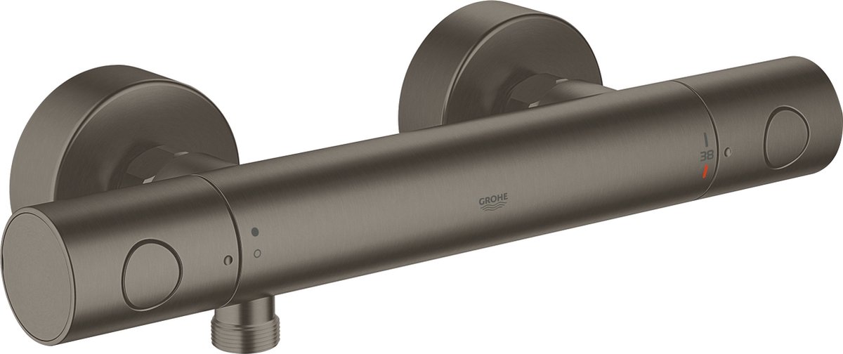 Grohe Grohtherm 1000 Cosmopolitan M Termostatbatteri til brus, Børstet Hard Graphite