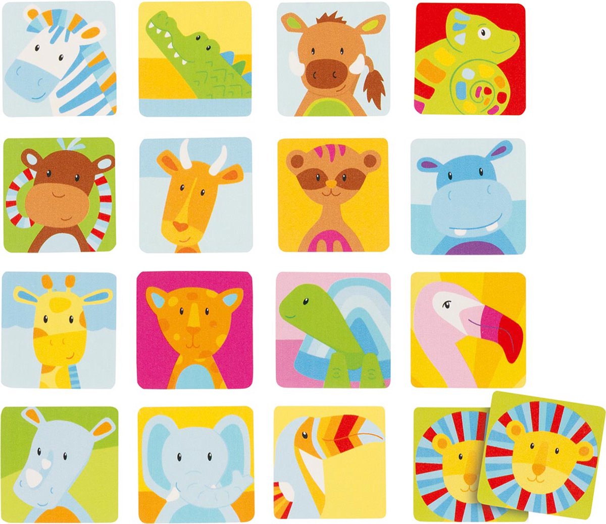 Goki Wooden Memo Game Safari 32 pcs.