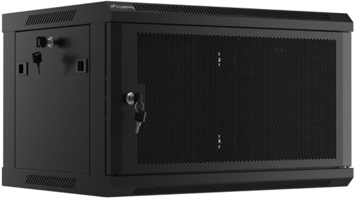 Lanberg WF01-6406-23B - 6U Wall Mount Rack Canbinet