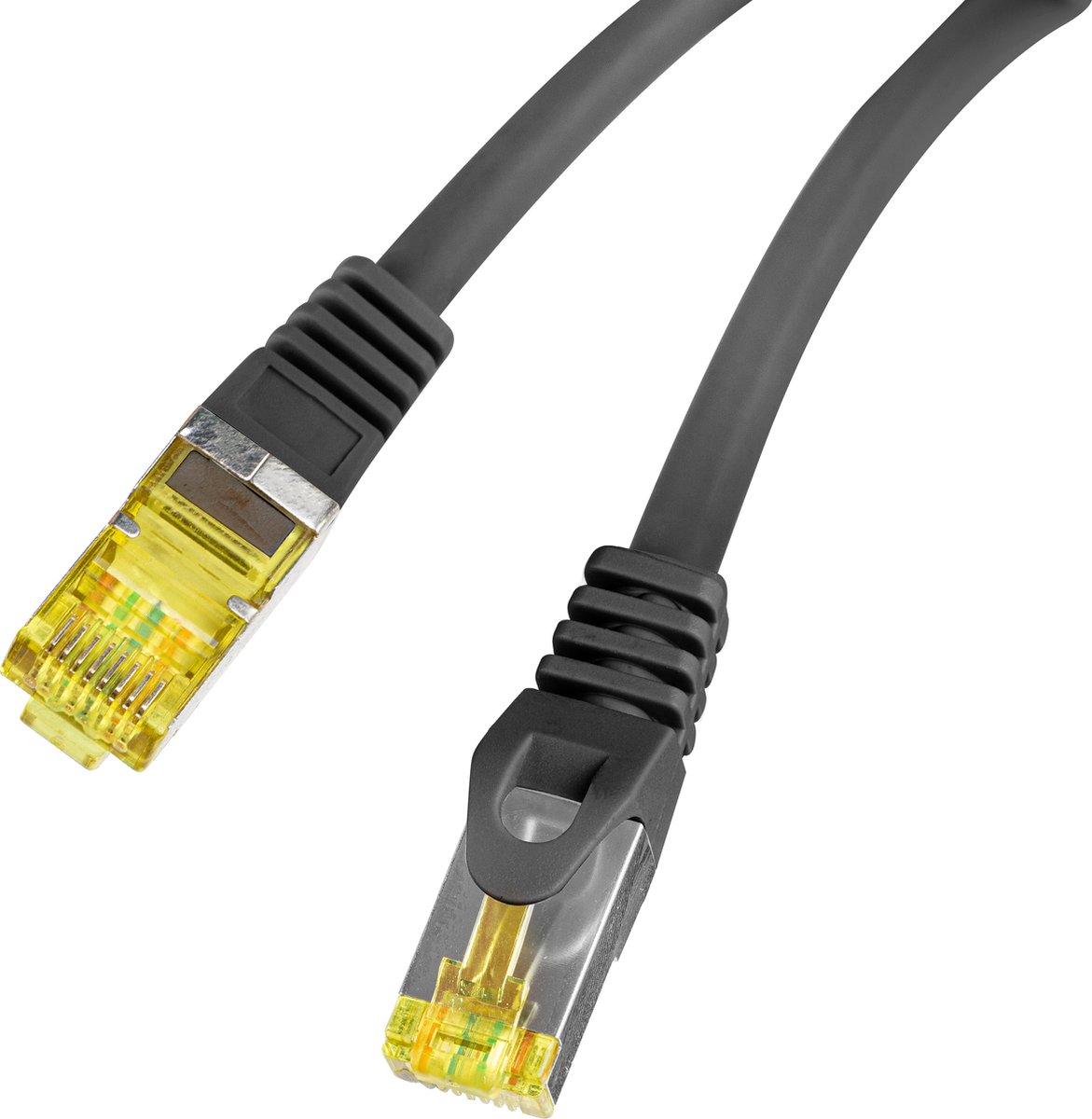 Lanberg patch cable - 50 cm - black RAL 9004 - Sort - 0.5m