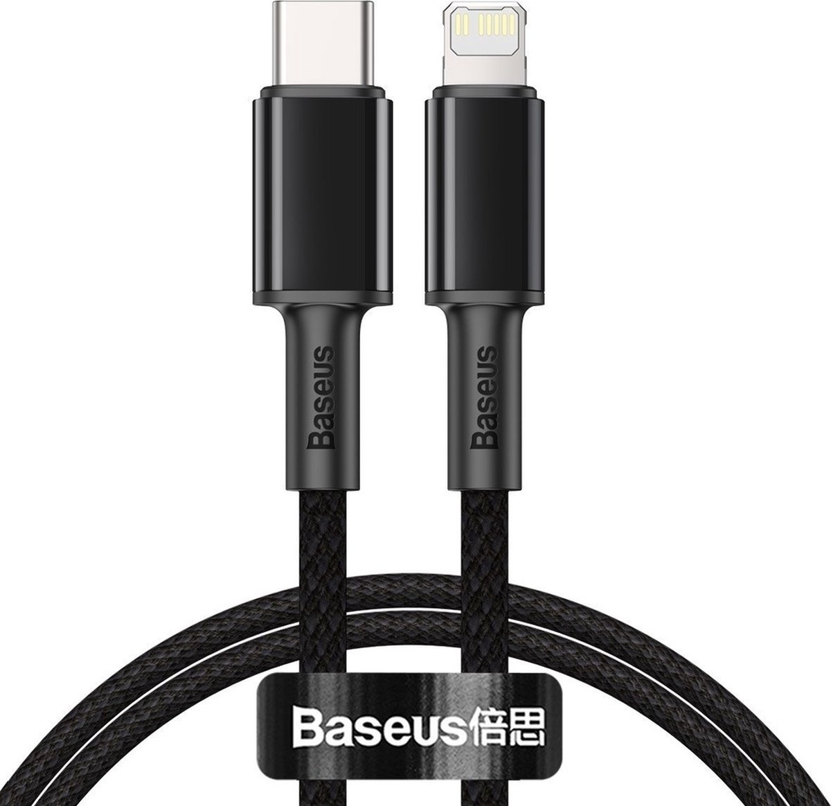 Baseus High Density Braided Cable Type-C to Lightning PD 20W 1m (Black)