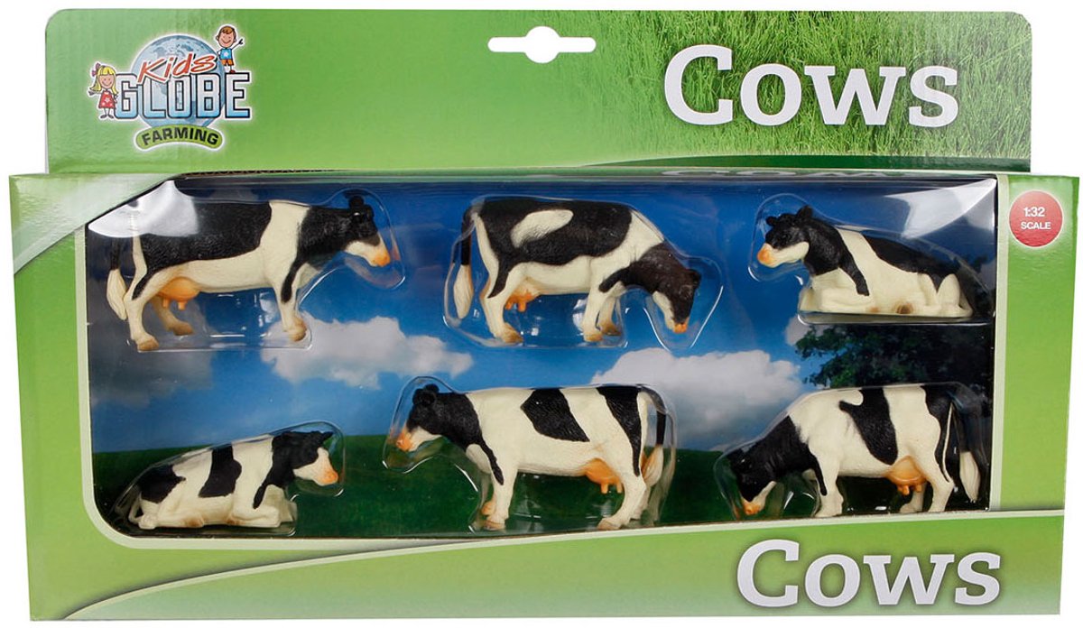 Kids Globe Cows 1:32 6 pcs.