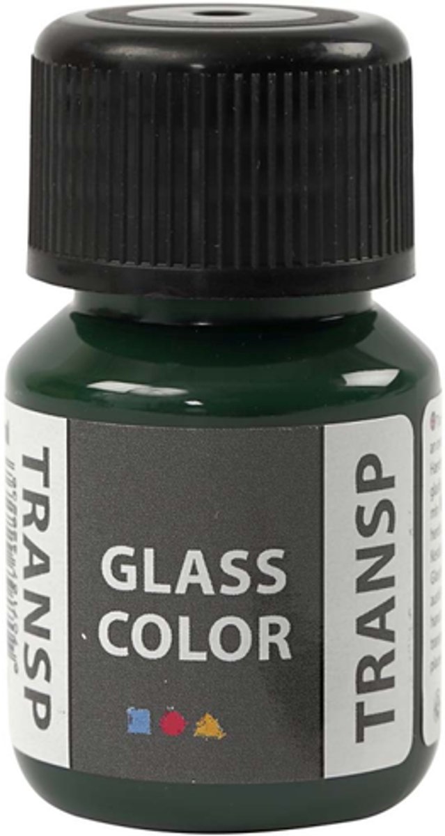Creativ Company Glass Color Transparent Paint - Brilliant Green 30ml