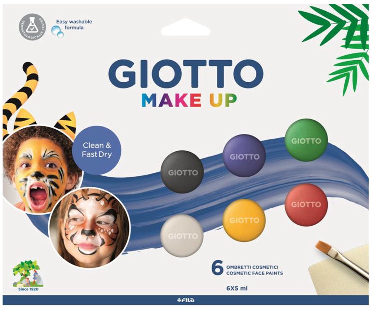 Giotto Make Up Face Paint Classic 6x5 ml BL