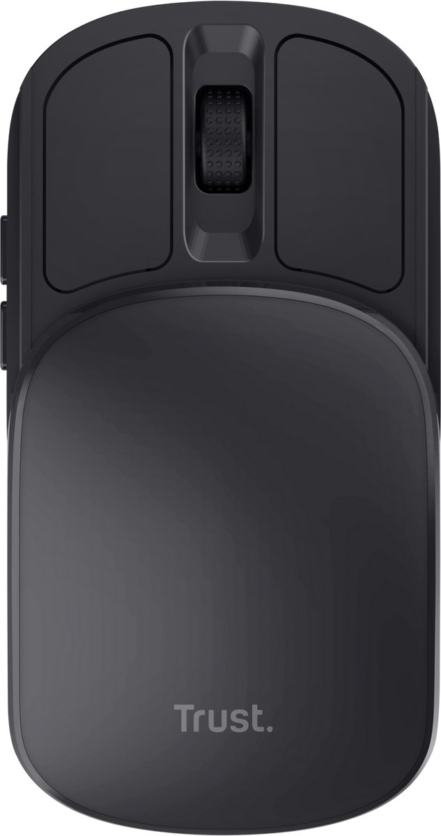 Trust Zylo Pocket - Black - Mus - Optisk - 6 knapper - Sort