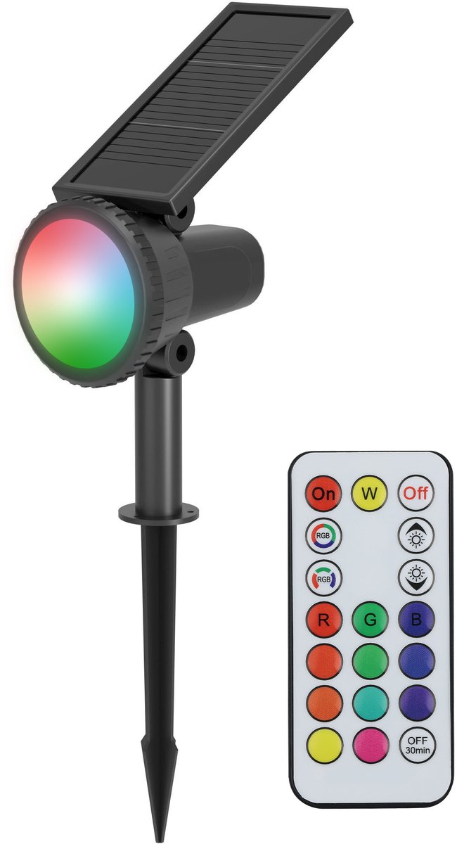 EGLO SAMBUCO solcellelampe, sort