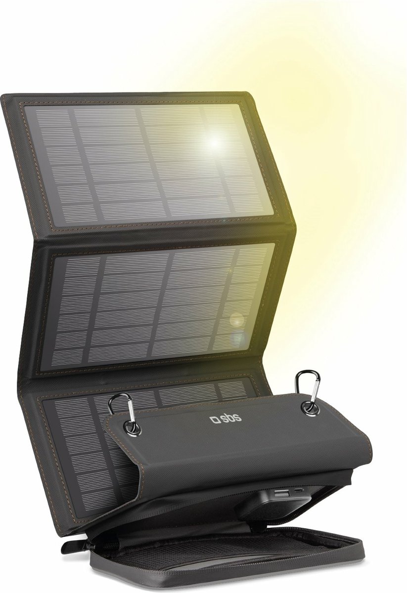 SBS transportabel oplader med solceller - 10W