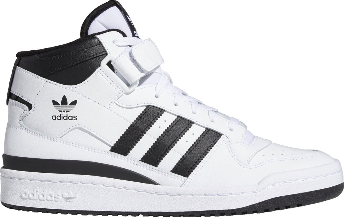 adidas Forum Mid Weiß Schwarz Unisex Sneaker Wolkenweiß Core-Schwarz FY7939 47⅓ white
