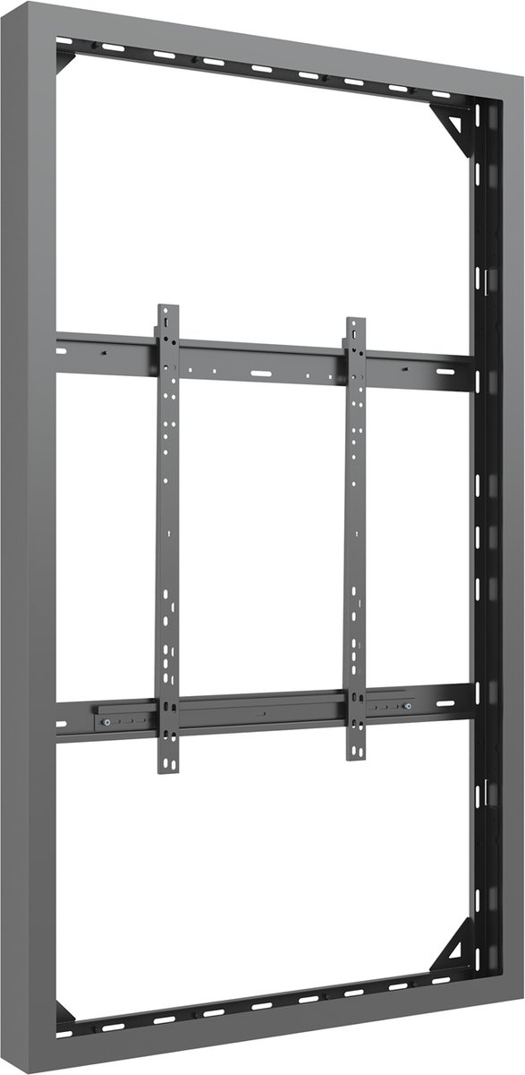 Multibrackets M Pro Series enclosure - Large - for LCD display - high brightness - black RAL 9005 - Maks 50 kg - Maks størrelse 75"