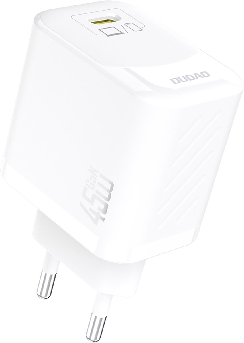 Dudao A28 45W GaN USB-C Wall Charger - White