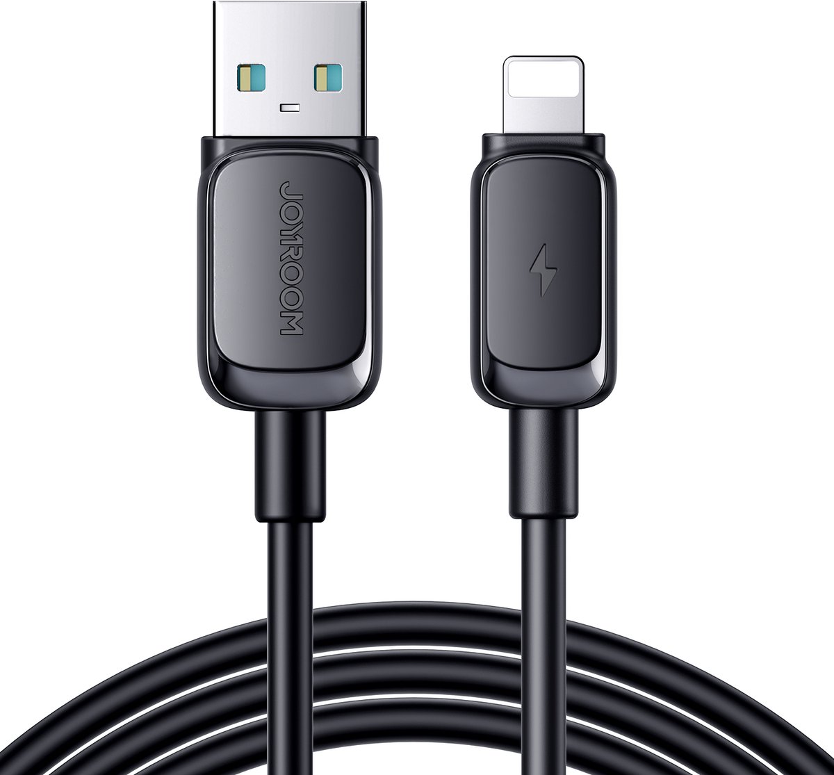 Joyroom Kabel S-AL012A14 2.4A USB til Lightning / 2,4A/ 1,2m (sort)