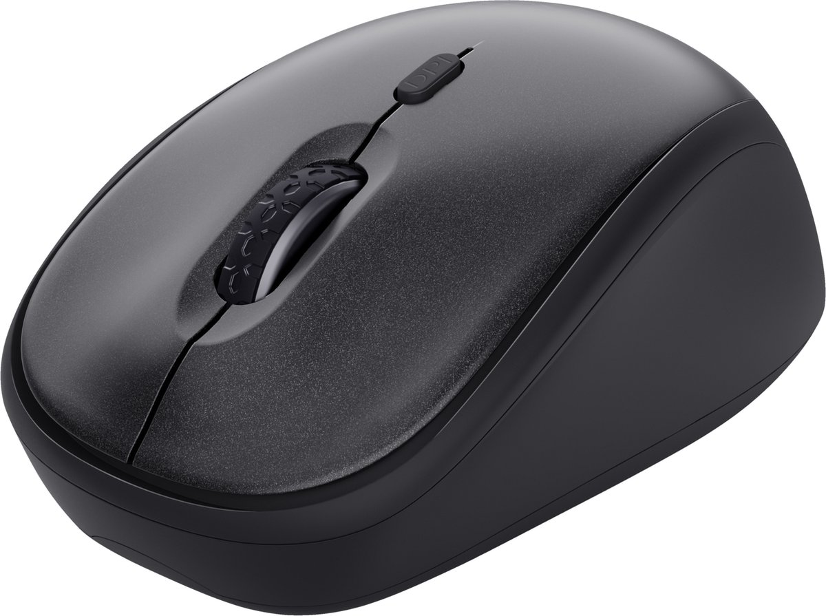 Trust TM-201 Wireless Mouse Black - Mus - Optisk - 4 knapper - Sort