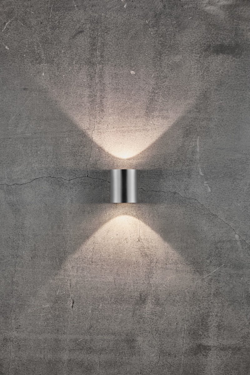 Nordlux Canto 2 49701034 Lampada da parete per esterni a LED LED (monocolore) 12 W acciaio inox