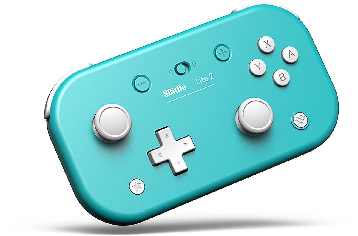 8BitDo Lite 2 - 18 Hours Playtime - Switch - iOS - Android - Blue - Wireless Controller