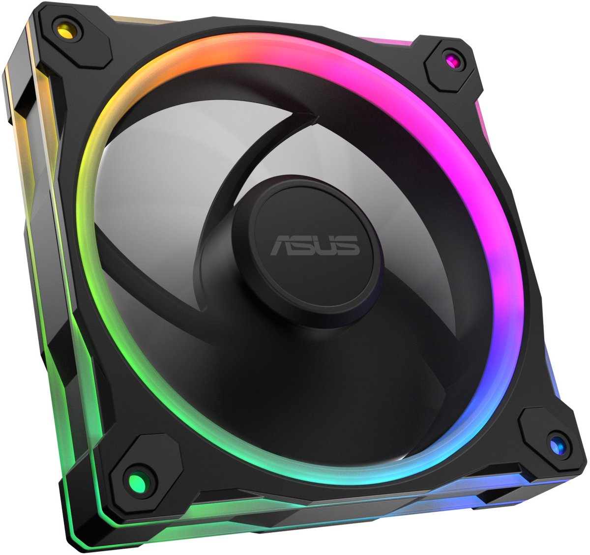 ASUS Prime MR120 Fan ARGB Reverse Black - Sort med RGB LED lys