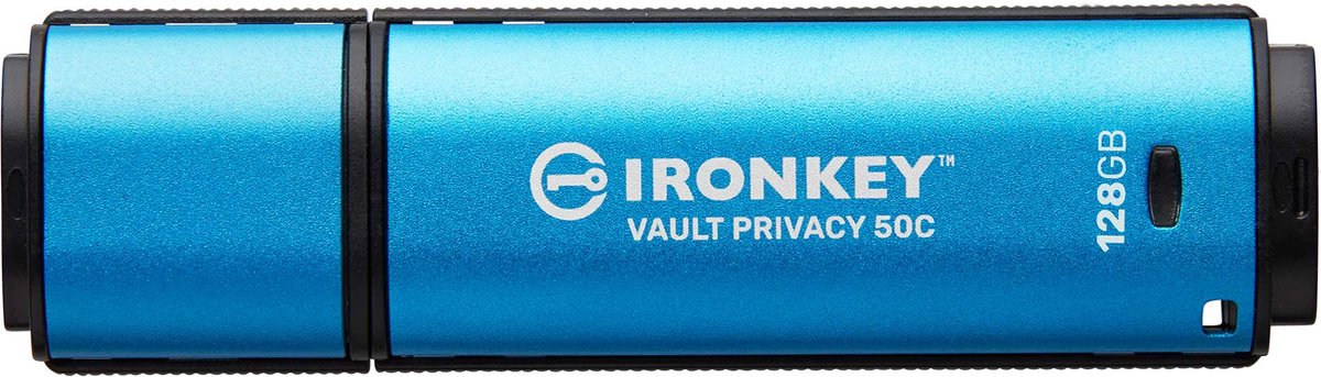 Kingston IronKey Vault Privacy 50 (USB-C 3.2) - 128GB - USB Stick