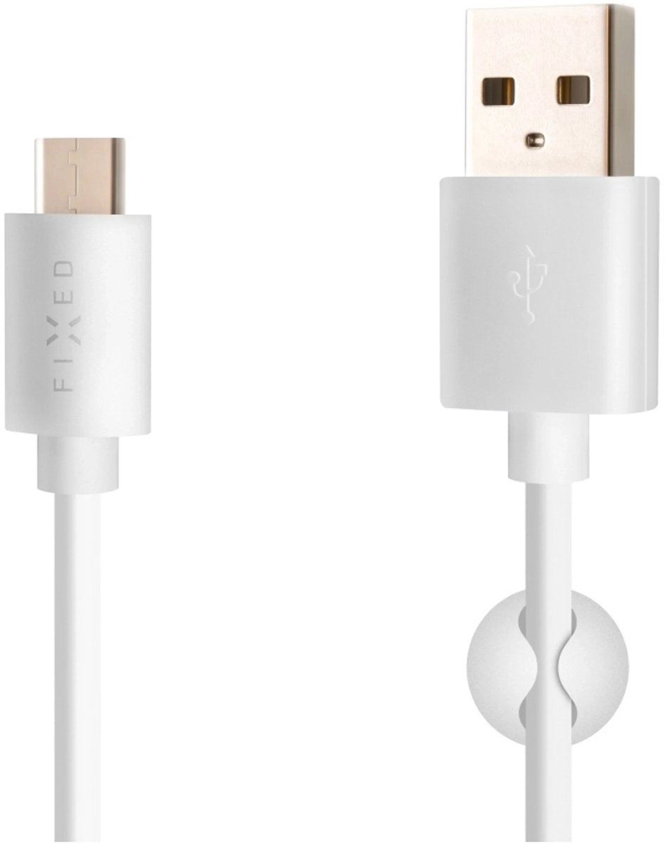 FIXED USB-A <-> Lightning - 1m - Hvid
