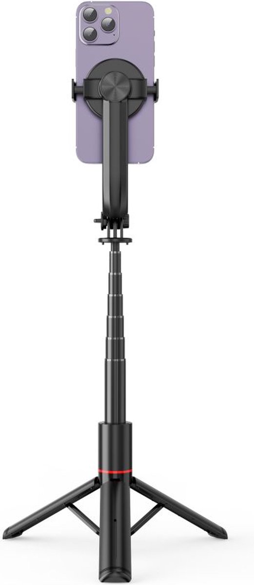 Tech-Protect L04S Bluetooth Selfie Stick with Tripod up to 95cm and 360 Head - Black
