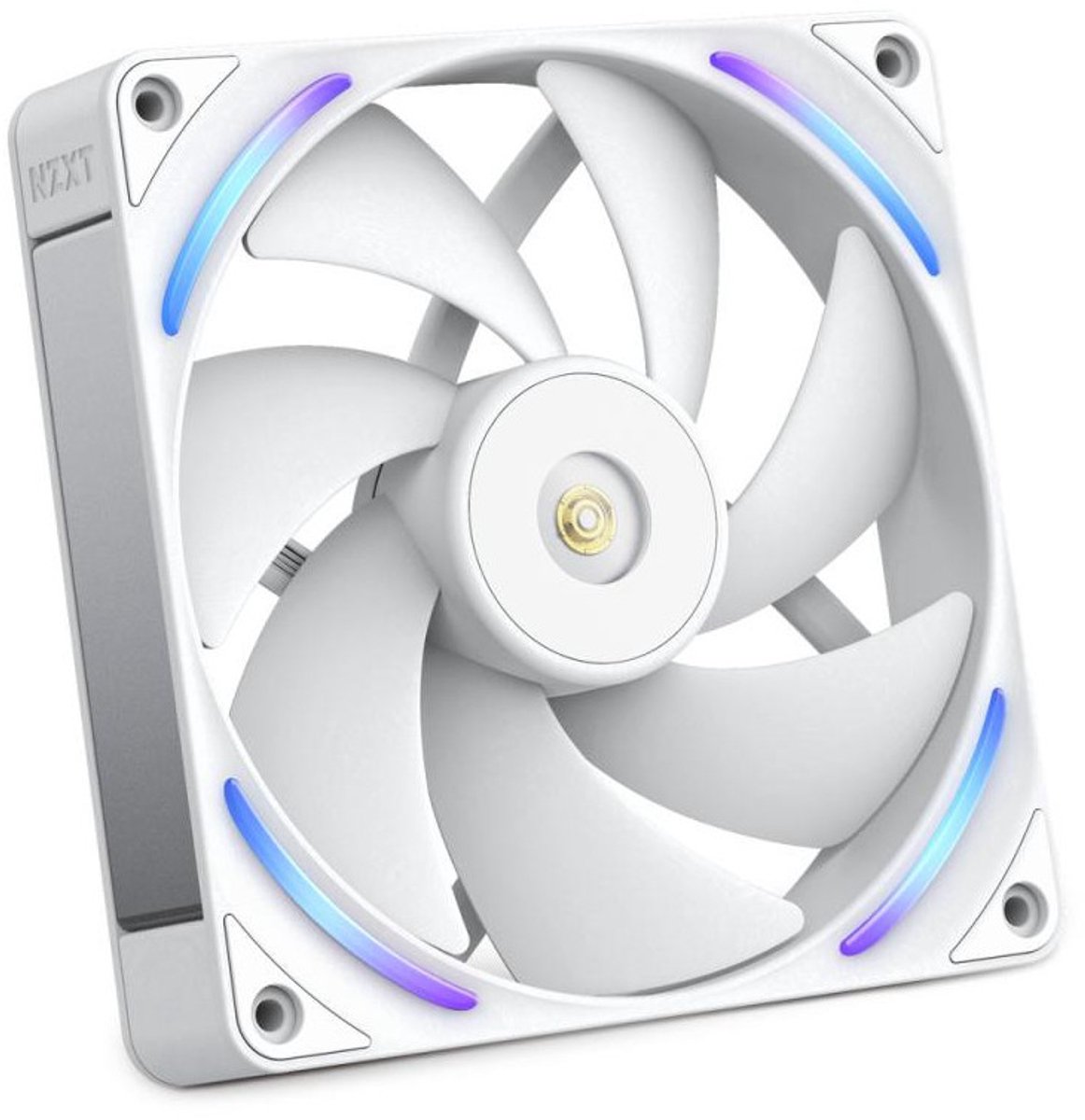 NZXT F140X - Kabinet køler - 140mm - Hvid med RGB LED lys - 41 dBA