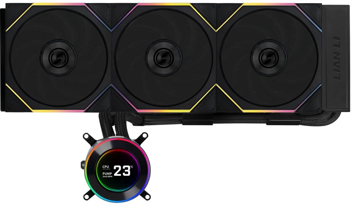 Lian Li Hydroshift II LCD-C 360TL Wireless Black - CPU Vandkøling - Max 28 dBA