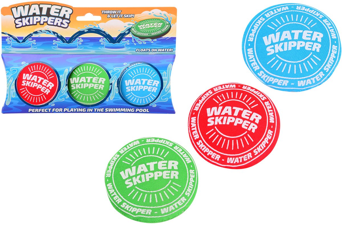 Johntoy Aqua Fun Water Skippers 3pcs.