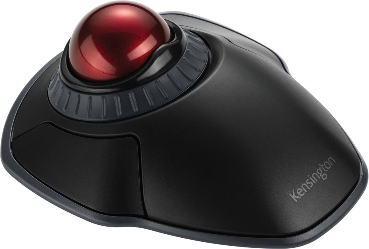 Kensington Orbit® Wireless Trackball med Scroll Ring - Sort - Trackball - Sort