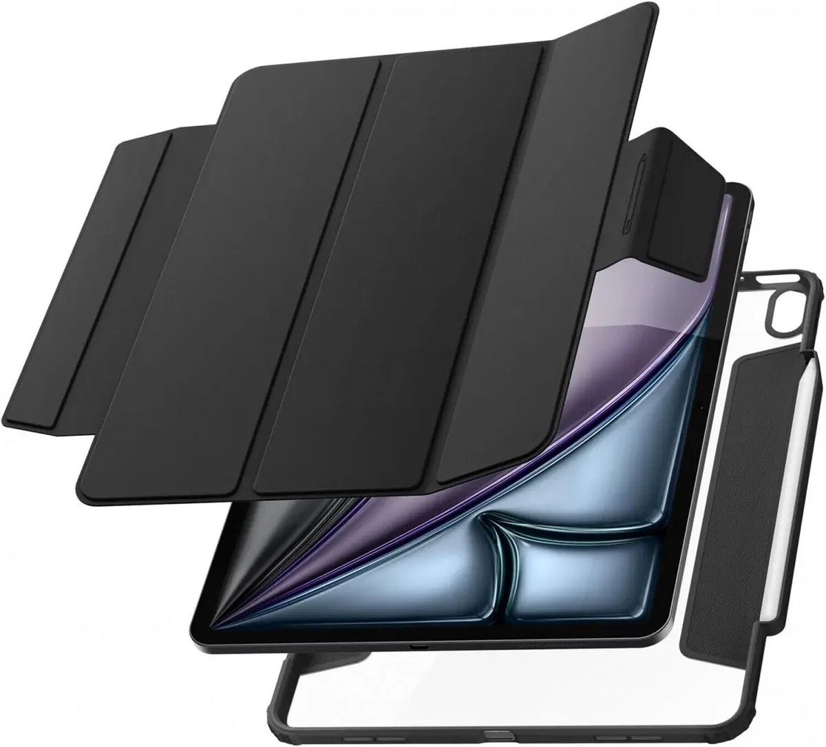 Spigen Air Skin Pro - black - iPad Air 11" (2026/2025/2024) 10.9" (2022/2020)