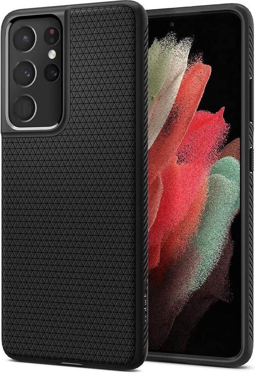 Spigen Liquid Air - black - Samsung Galaxy S21 Ultra