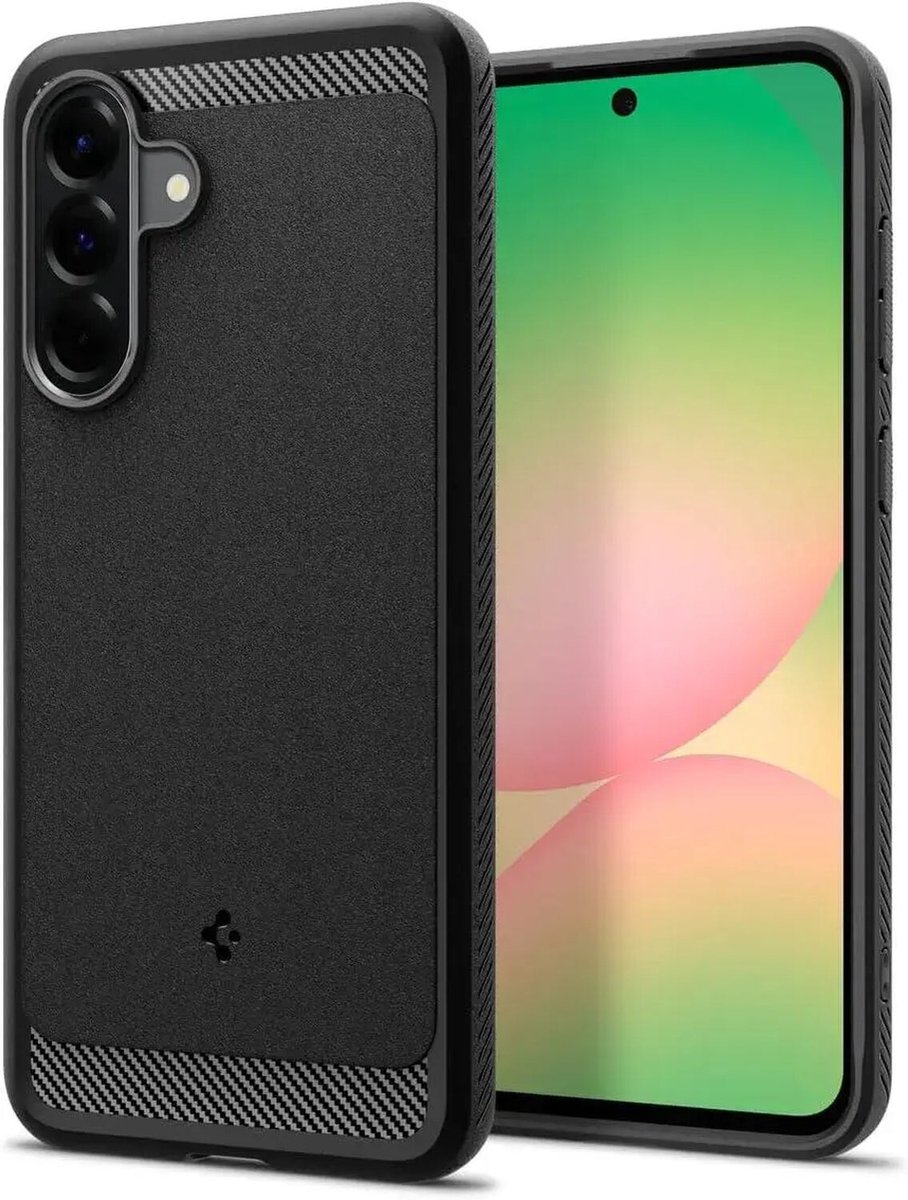 Spigen Rugged Armor - matte black - Samsung Galaxy A56 5G