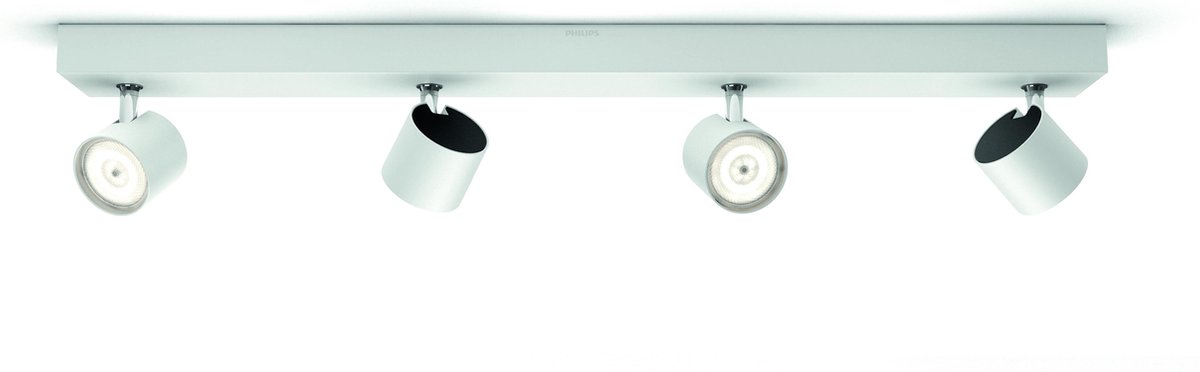 Philips Star spotskinne, LED 4x4,5W, hvid