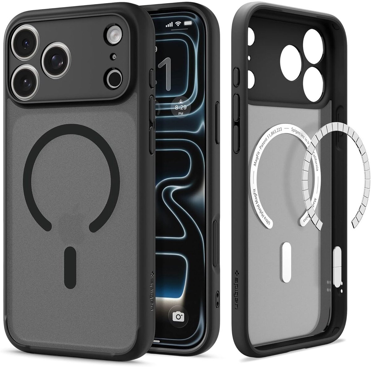 Spigen Ultra Hybrid MagSafe - frost black - iPhone 18 Pro Max/17 Pro Max
