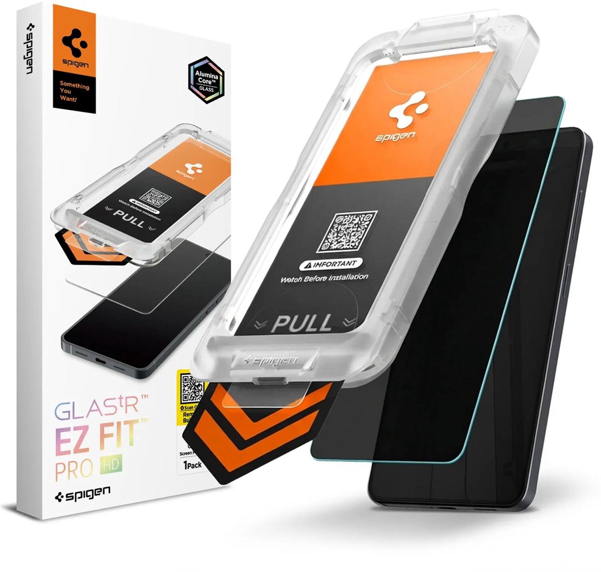 Spigen Glas.Tr Ez Fit Pro HD Privacy Glass for Samsung Galaxy S26